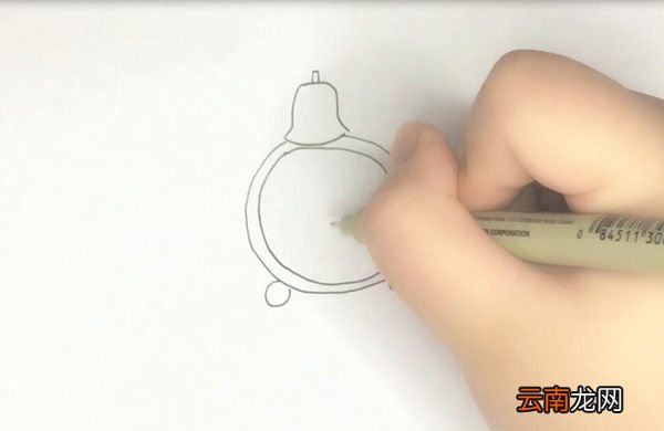 闹钟简笔画