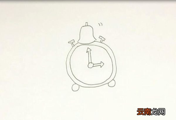 闹钟简笔画