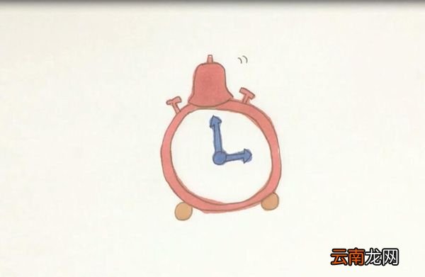 闹钟简笔画