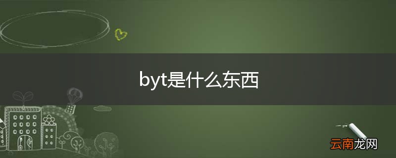 byt是什么东西