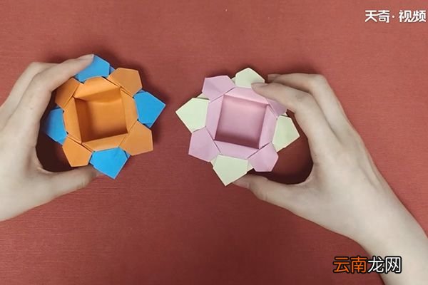 花盒子的折法