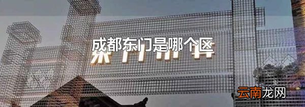 成都东门是哪个区