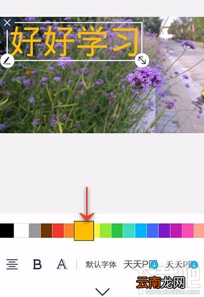 美颜相机没添加文字功能怎么用天天P图?
