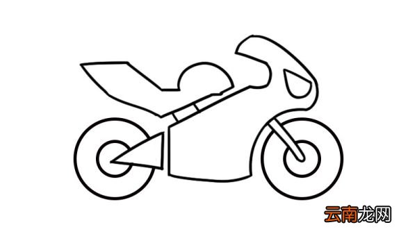 摩托车简笔画怎么画怎么画摩托车简笔画