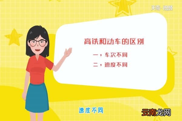 高铁和动车的区别 高铁和动车的区别在哪