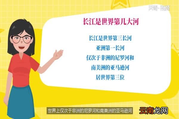 长江是世界第几大河 长江是世界第几