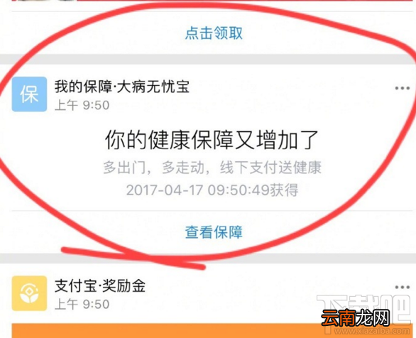 支付宝怎么查看健康保障金额?