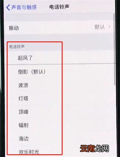 iphonexr中设置电话铃声的操作方法