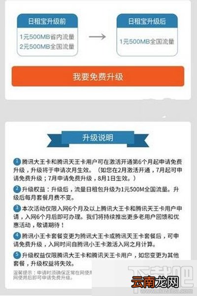 腾讯王卡怎么免费升级？