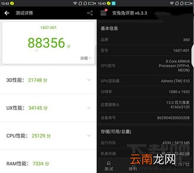 360n5S跑分怎么样？360n5S手机跑分多少？