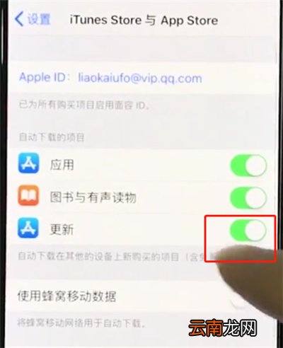 iphonexs关闭软件自动更新的简单教程