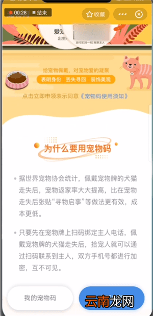 支付宝中宠物码详情介绍