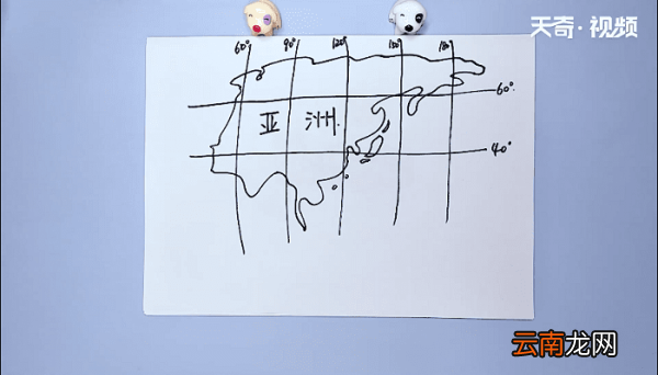 亚洲的简笔画亚洲的简笔画怎么画