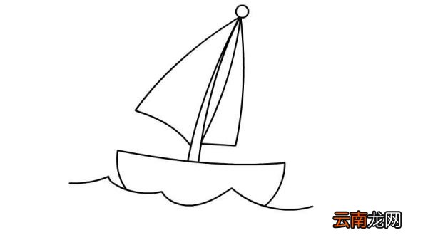 航海简笔画航海简笔画怎么画