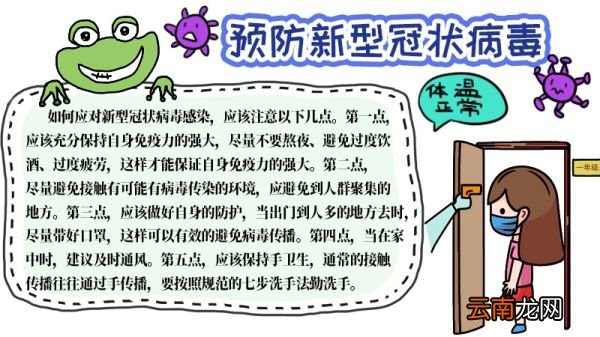 一年级手抄报新型冠状病毒内容 一年级手抄报新型冠状病毒内容画法