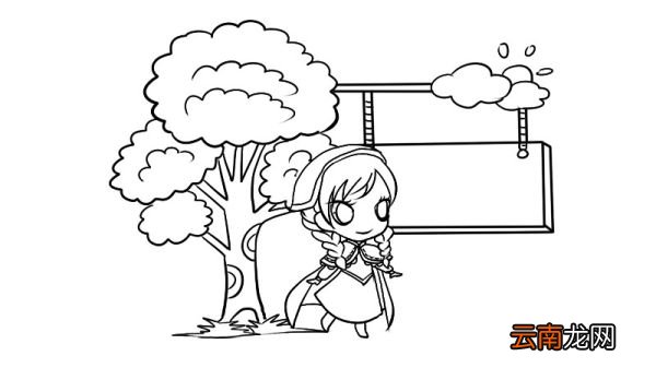 森林狂欢节简笔画画法森林狂欢节简笔画步骤
