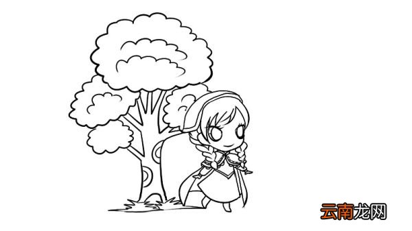 森林狂欢节简笔画画法森林狂欢节简笔画步骤