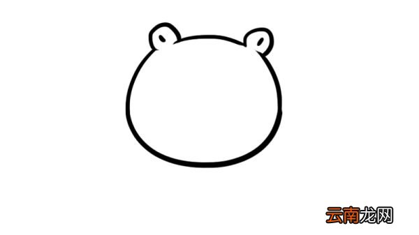 凶猛老虎简笔画