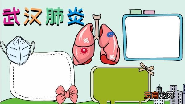 武汉肺炎手抄报