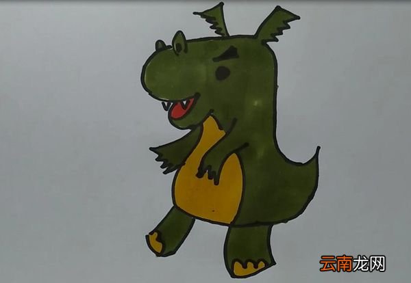 小恐龙简笔画
