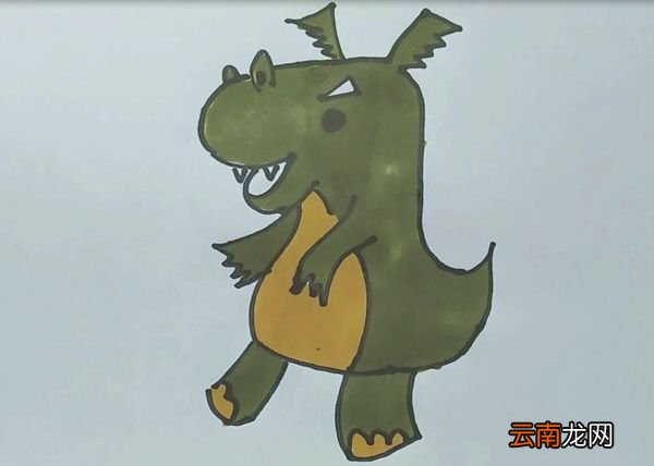 小恐龙简笔画