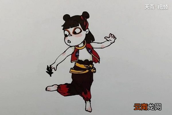 小哪吒简笔画