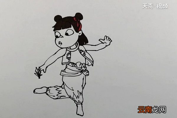 小哪吒简笔画