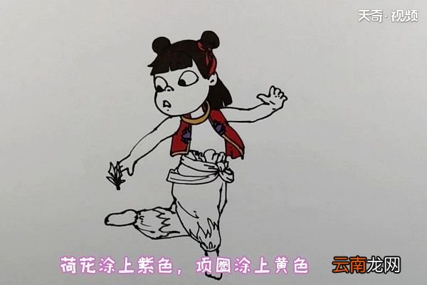 小哪吒简笔画