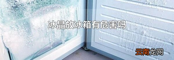 冰晶放冰箱有危害吗