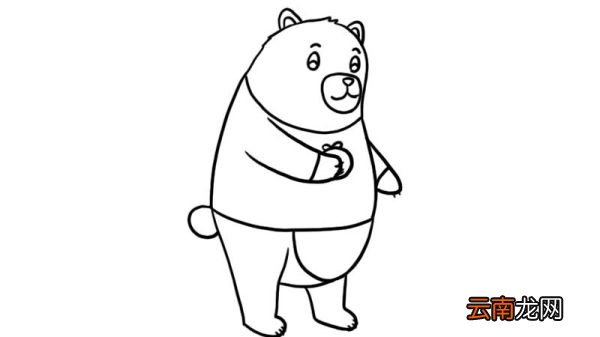 熊简笔画 熊怎么画