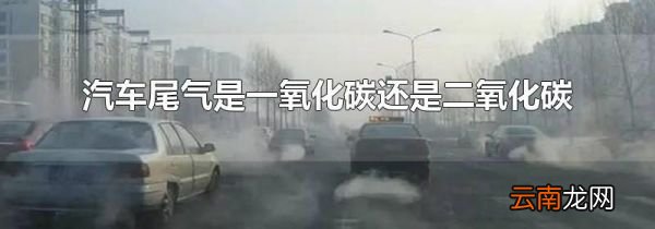 汽车尾气是一氧化碳还是二氧化碳