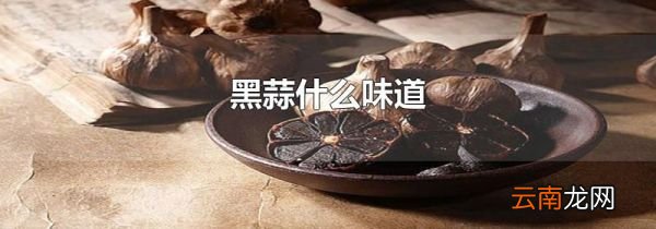 黑蒜什么味道
