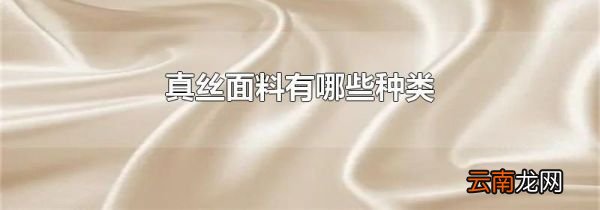 真丝面料有哪些种类