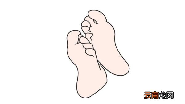 脚丫简笔画