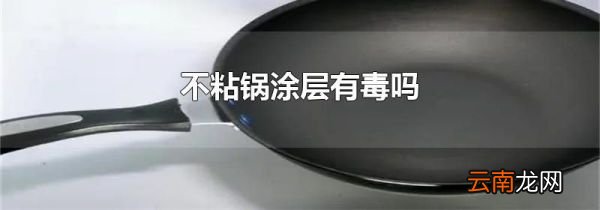不粘锅涂层有毒吗