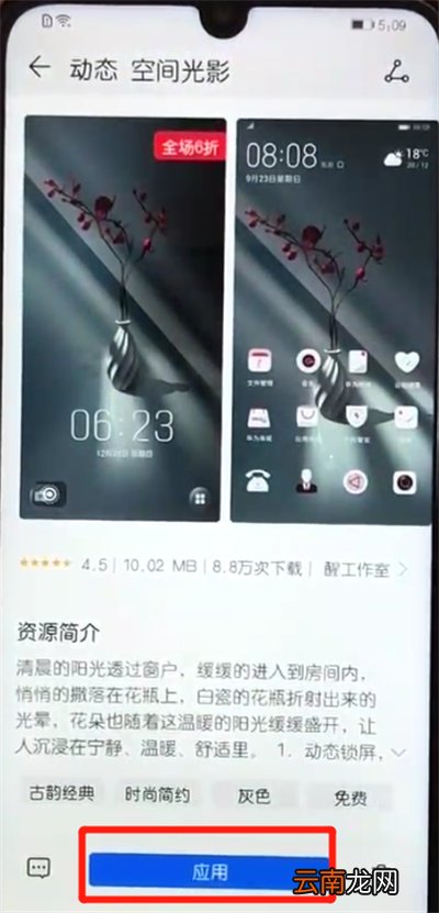 荣耀10青春版中更换主题的操作教程