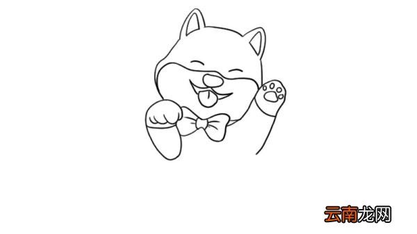 小柴犬简笔画的教程小柴犬简笔画怎么画