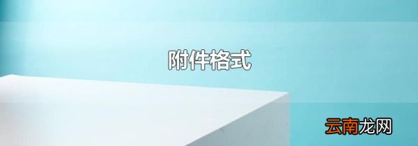 附件格式