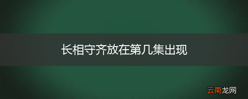 长相守齐放在第几集出现