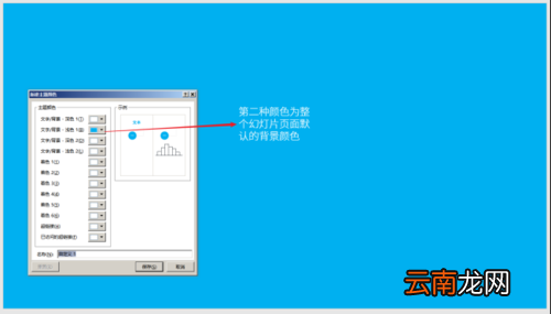 PPT设置文字以及背景主题色具体操作方法