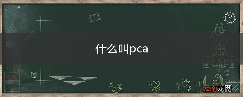 什么叫pca