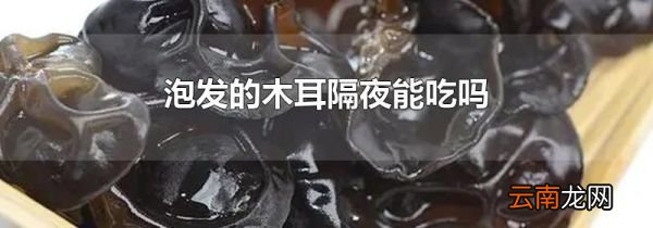 泡发的木耳隔夜能吃吗