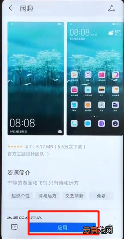荣耀v20更换主题的操作教程