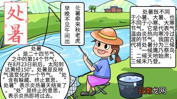 处暑手抄报怎么画 处暑手抄报的画法