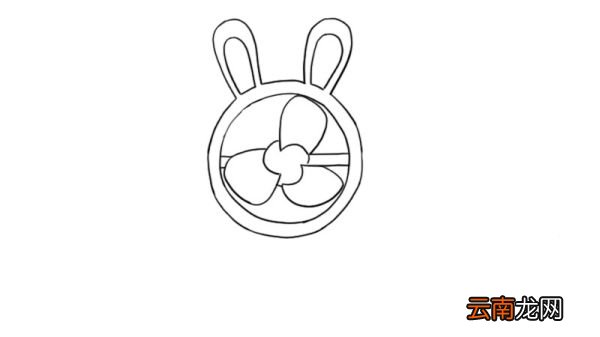 风扇简笔画