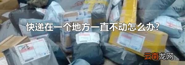 快递在一个地方一直不动怎么办?