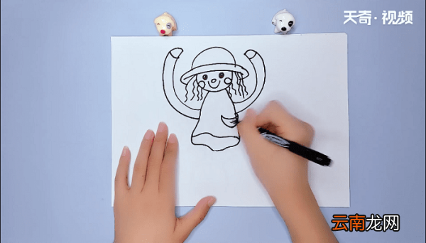 玩具洋娃娃简笔画 玩具洋娃娃简笔画画报