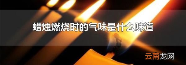 蜡烛燃烧时的气味是什么味道