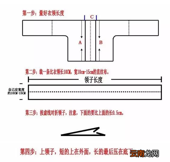 汉服领子怎样缝制没有明线