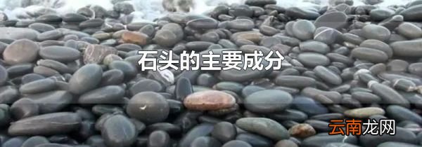 石头的主要成分